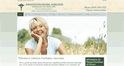 Desktop Screenshot of johnstonpsychiatricassociates.com